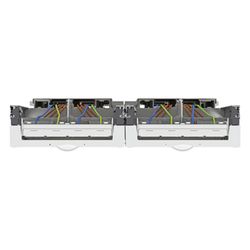 hager Komplettfeld, Zählerfeld, univers Z, 4 Zählerplätze, 3-polig, H 1350mm, 2-feldig... HAGER-ZK53X7 3250617712736 (Abb. 1)