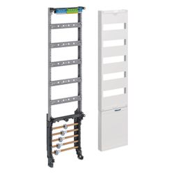 hager Verteilerfeld univers Z, 1050mm, 5-reihig, mit Sammelschienen, 5-polig 12x5mm... HAGER-ZH3ES5 3250617811613 (Abb. 1)