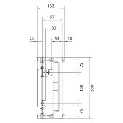 hager Baustein, univers N, 300x250 mm, für Reihenklemmen waagerecht... HAGER-UD21A1 3250616140929 (Abb. 1)