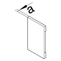 hager Endstück zu BR, schnittkaschierend, 68x130mm für Oberteil 80mm, Verkehrsweiß... HAGER-BR6513069016 4012740008235 (Abb. 1)