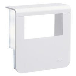 hager Geräteträger-Oberteil mit seitlichen Spiegelflächen SL 20x80mm verkehrsweiß... HAGER-SL200809329016 4012740018272 (Abb. 1)