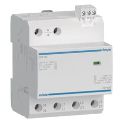 hager Kombiableiter Typ1 u. 2 u. 3 4P 12.5kA FM TNS/TT, Schutz Überspannung und Blitzstro... HAGER-SPA412 3250615513199 (Abb. 1)