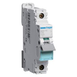 hager Leitungsschutzschalter 1 polig 10kA/15kA C-16A 1M... HAGER-NCN116 3250614614620 (Abb. 1)
