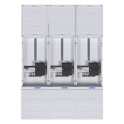 hager Komplettfeld, univers Z, 1050mm, 3 Zählerplätze, 3-feldig, mit Zählersteckklemme... HAGER-ZL33W4N 3250617624848 (Abb. 1)