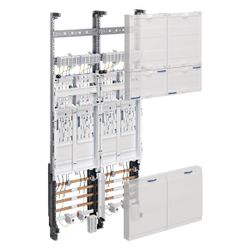 hager Komplettfeld, univers Z, 4 ZP, BKE-I, 2-feldig, Steuerklemme 7-pol., HLAK 5-pol.... HAGER-ZK3ET24 3250617714013 (Abb. 1)