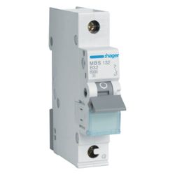 hager Leitungsschutzschalter 1 polig 6kA B-Charakteristik 32A QuickConnect 1 Modul... HAGER-MBS132 3250614314766 (Abb. 1)