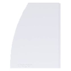 hager Kabelrangierkanal, 5-feldig, aufsteckbar, H x B x T176 x 1300 x 135 mm, RAL9010... HAGER-FZ445N 3250612778058 (Abb. 1)