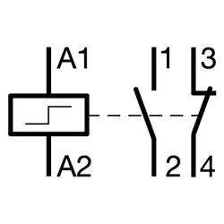 hager Fernschalter 1 Schließer und 1 Öffner 230V AC 110V DC 16A 1PLE... HAGER-EPN515 3250612369577 (Abb. 1)