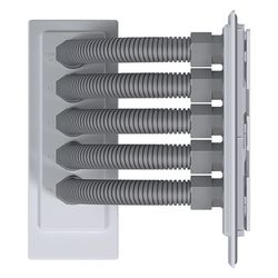 hager Sammelschienen-Eckverbinder, univ.Z, Schrank/Schrank, 5-polig, 35mm2, CU-12x5mm... HAGER-ZM75S 3250612778591 (Abb. 1)