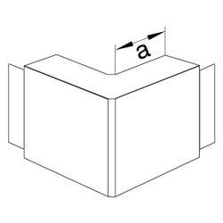 hager Außeneck halogenfrei zu Leitungsführungskanal LF 30x30mm verkehrsweiß... HAGER-LF3003039016 4012740011839 (Abb. 1)