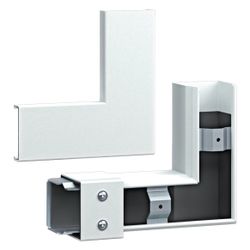 hager Flachwinkel FWK-Plus 60x60 mm weiß pulverbeschichtet für Brandschutzkanal... HAGER-FWKP6006059016 4012740988025 (Abb. 1)
