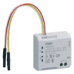 hager Funk UP Schaltaktor 1fach/Binäreingang 2fach 230V 4A 2Draht... HAGER-TRM690G 3250615989055 (Abb. 1)