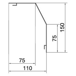 hager Rangierkanal-Abdeckprofil aus PVC zu RK 150x110 mm reinweiß... HAGER-RK1509010 4012740863988 (Abb. 1)
