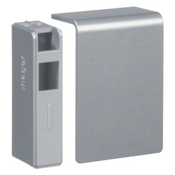 hager Endstück schnittkaschierend halogenfrei zu SL 20x55mm Dekor Aluminium... HAGER-SL200556D1 4012740894197 (Abb. 1)