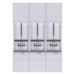 hager Komplettfeld, univers Z, 1050mm, 3ZP, 3-feld,Ausf. NRW SH MV N-sachsen EON-Mitte... HAGER-ZL33X4 3250617624855 (Abb. 1)