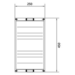 hager Baustein, universN, 450x250mm, für Sammelschienensystem 60mm, 4 polig, waager.... HAGER-UE31E0A 3250616151086 (Abb. 1)