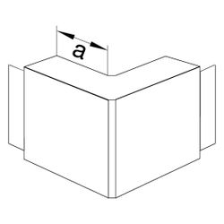 hager Außeneck schnittkaschierend halogenfrei zu LF/LFF 20x33mm verkehrsweiß... HAGER-LFF2003539016 4012740012973 (Abb. 1)