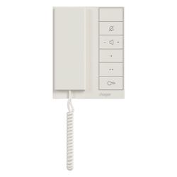 hager Innenstation audio, IP über 2-Draht, mit Handhörer, intercom speak, weiß... HAGER-RTQ640X 4250110000087 (Abb. 1)