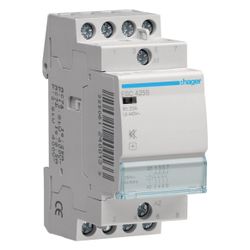 hager Brummfreies Schütz / Schaltschütz, Reiheneinbau, 25A, 4S, 230V AC... HAGER-ESC425S 3250612400133 (Abb. 1)
