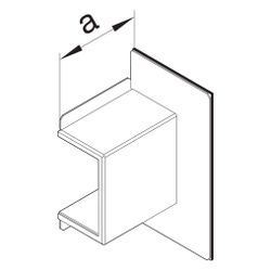 hager Wandanschlußstück 60x100 mm verzinkt für Brandschutzkanal... HAGER-FWKP60100WVERZ 4012740988360 (Abb. 1)