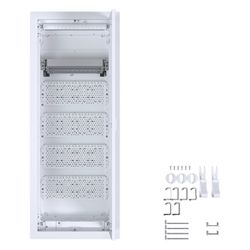 hager Kleinverteiler volta, Multimedia, Unterputz, 5-reihig, geschlitzte Stahlblechtür... HAGER-VU60NW 3250616615779 (Abb. 1)