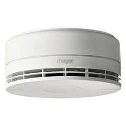 hager BEKA EN54-7 Funkrauchmelder, Rauchmelder mit Sirene, weiss... HAGER-RFM100D 3599430014536 (Abb. 1)