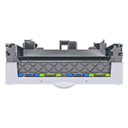 hager Einbausatz, eHZ, Höhe 1350mm, 1-feldig, für Sammelschienen,... HAGER-ZU54ME 3250617811750 (Abb. 1)