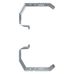 hager Kupplung Paar elektrisch/mechanisch Stahlblech zu BRS 68x170 mm Oberteil 80 mm... HAGER-BRS651709 4012740217668 (Abb. 1)