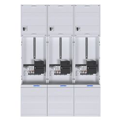 hager Komplettfeld, univers Z, 1050 mm, 3 Zählerplätze, 3-feldig, Ausführung Hessen... HAGER-ZL34C4N 3250617723992 (Abb. 1)