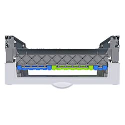 hager Verteilerfeld, univers Z, Höhe 900mm, 6-reihig, 1-feldig, PE/N waagerecht... HAGER-ZU26KS 3250617811132 (Abb. 1)