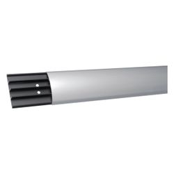 hager Aufbodenkanal mit 4 Kammern Oberteil Alu / Unterteil PVC SLA 18x75 mm eloxier... HAGER-SLA180750ELN 4012740193689 (Abb. 1)