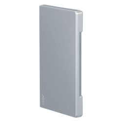 hager Endstück schnittkaschierend zu BR/H/N/A 68x130mm Oberteil 80mm hfr lackiert al... HAGER-BR651306LAN 4012740908429 (Abb. 1)