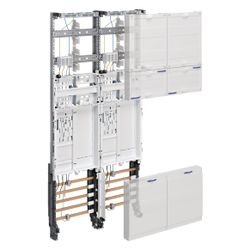 hager Komplettfeld, univers Z, 1050mm, 2 Zählerplätze,eHz, 2-feld, NRW,SH,HH,MV,Avacon... HAGER-ZK3EL22 3250617724005 (Abb. 1)