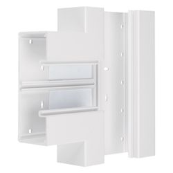 hager T-Stück aus Grundprofil zu BR 68x170mm Oberteil 80mm in verkehrsweiß... HAGER-BR6517089016 4012740013925 (Abb. 1)