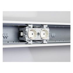 hager SCHUKO Doppelsteckdose mit Wago Steck-/Klemmtechnik Frontrastend in verkehrswei... HAGER-GS20019016 4012740993715 (Abb. 1)