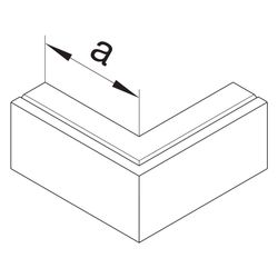 hager Außeneck Brandschutzkanal FWK-Plus 60x60 mm weiß Stahl pulverbeschichtet... HAGER-FWKP6006039016 4012740987981 (Abb. 1)