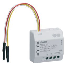 hager Unterputz Funk KNX Schaltaktor 1-fach/Binäreingang 2-fach 230V 3A 3Draht... HAGER-TRM693G 3250615988805 (Abb. 1)