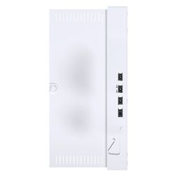 hager Multimedia, volta, Aufputzverteiler, 5-reihig, mit geschlitzter Stahlblechtür, D... HAGER-VA60NW 3250616411784 (Abb. 1)