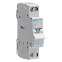 hager Wechselschalter 16A 1Wechsler 230VAC 1PLE... HAGER-SFL116 3250615510716 (Abb. 1)