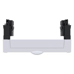 hager Baustein, univers N, 300x250mm, für 2 Trenner NH00 auf Sammelschienensystem 60mm... HAGER-UE21E2B 3250616151185 (Abb. 1)