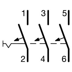 hager Leitungsschutzschalter, Sicherungsautomat, 3-polig, 6kA, B-Charakteristik, 16A... HAGER-MBN316 3250614310409 (Abb. 1)