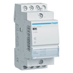 hager Installationsschütz brummfrei 25A 3 Schließer 230V... HAGER-ESC325S 3250612400102 (Abb. 1)