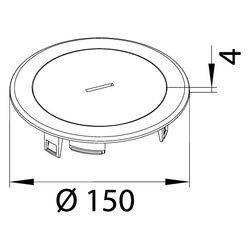 hager Installationsdose R02, 2x SCHUKO, Keystone Typ 01 2-f, Metall Tubus silber... HAGER-BSR02D02 4012740028660 (Abb. 1)