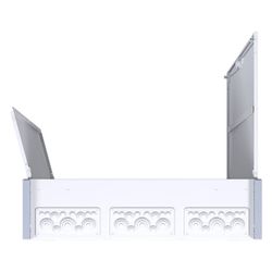 hager Zählerschrank, univers Z, 1100x800x205 mm, SKII, IP44, 252 Platzeinheiten... HAGER-ZB33S 3250617620277 (Abb. 1)