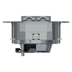 hager Datendose / Datenanschlussdose für 2 Cat.6A-Anschlüsse, 8/8 polig geschirmt... HAGER-G3140 4012740207829 (Abb. 1)