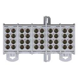 hager Hauptleitungsabzweigklemme univers Z, 5-polig, 2x25 / 2x16mm2, fingersicher... HAGER-KH25C 3250613780203 (Abb. 1)