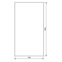 hager Tür, univers, links, geschlossen, RAL 9010, für Schrank IP44/54 1400x1300mm... HAGER-FZ035N 3250612776832 (Abb. 1)
