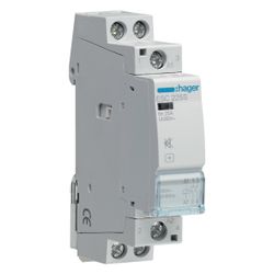 hager Brummfreies Schütz / Schaltschütz, Reiheneinbau, 25A, 2S, 230V AC... HAGER-ESC225S 3250612400034 (Abb. 1)