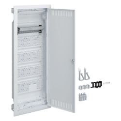 hager Kleinverteiler volta, Multimedia, Unterputz, 5-reihig, geschlitzte Stahlblechtür... HAGER-VU60NW 3250616615779 (Abb. 1)