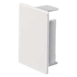 hager Endstück halogenfrei zu Leitungsführungskanal LF/LFH 40x57 mm verkehrsweiß... HAGER-LF4006069016 4012740012102 (Abb. 1)